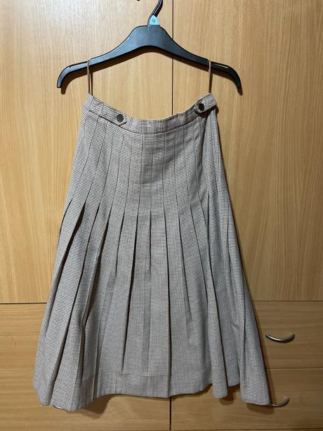 Plisovaná maxi sukňa na jeseň/zimu, s