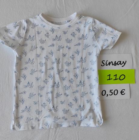 Tričká krátky rukáv, rôzne, sinsay,110