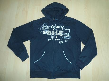 Dámska čierna mikina na zips, m