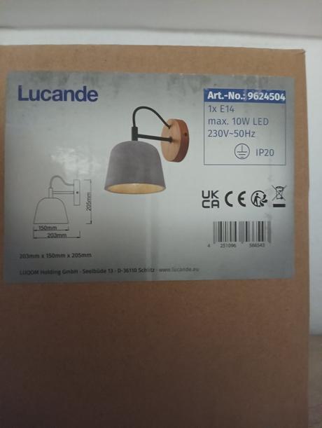 Nástenná lampa, 