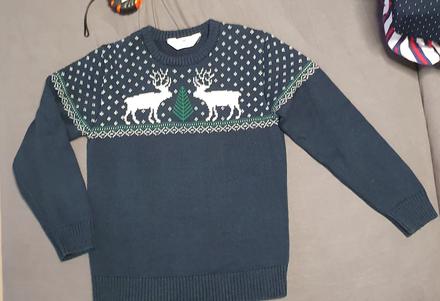 Vianočný sveter, h&m,134