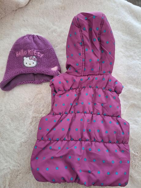 Dievcenska vesta plus ciapka, george,80