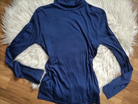 Dámsky tenší modrý rolák, m