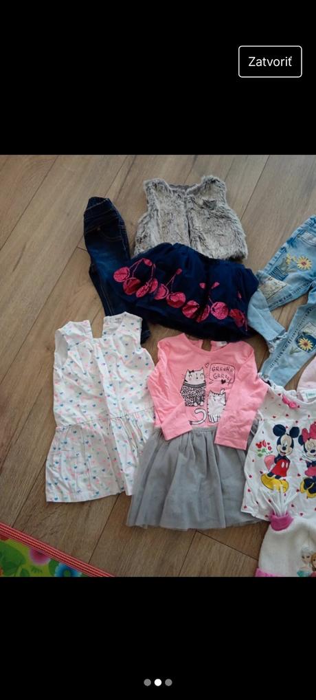 Balík dievčenského oblečenia 80-86, 68–80