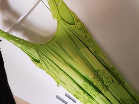 Bavlnené šaty s krajkou, l