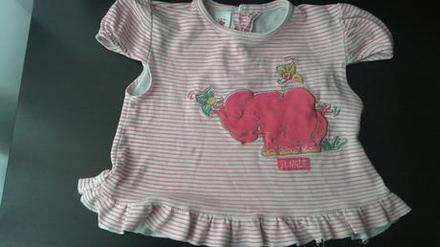 Pasikave tricko zo slonikom, c&a,86