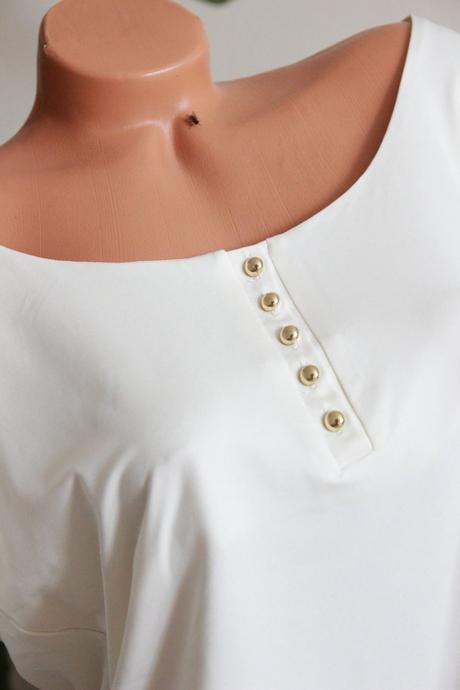 Krémový body top, h&m, xl, h&m,xl
