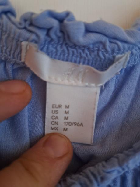 Hm krátky voľný  top, h&m,m