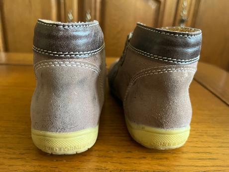 Celokožené čižmičky mierne zateplené, 28