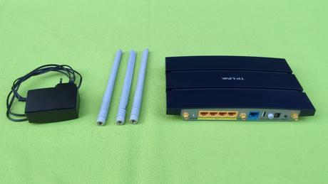 Gigabit lan router, wifi 300 mbit - tp link, 