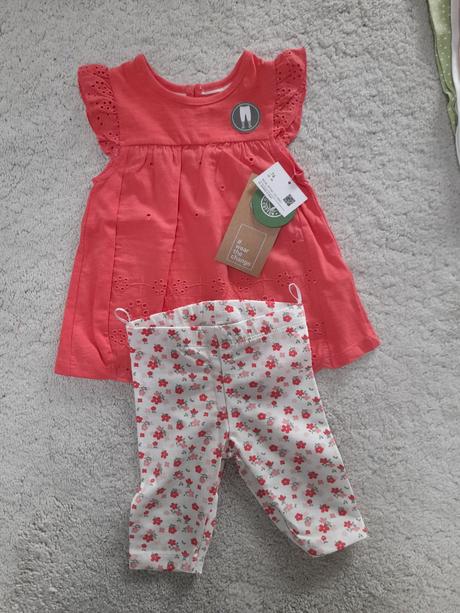 Detsky set saty + leginy, 74