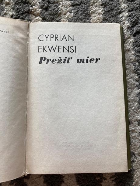 Prežiť mier - ekwensi cyprian (1982), 