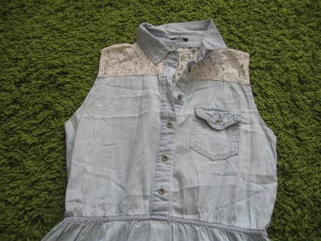 Riflová predĺžená letná košeľa/šaty, m, tezenis,m