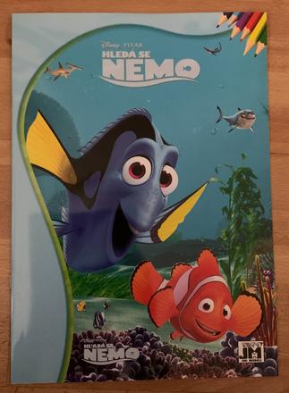 Jiri models hledá se nemo - omaľovánka a4, 