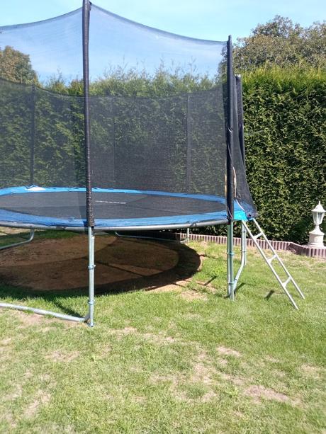 Trampolina, duvlan,350-399 cm