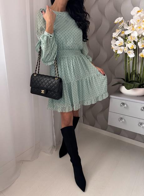 Reserved - šifónové šaty, reserved,xs