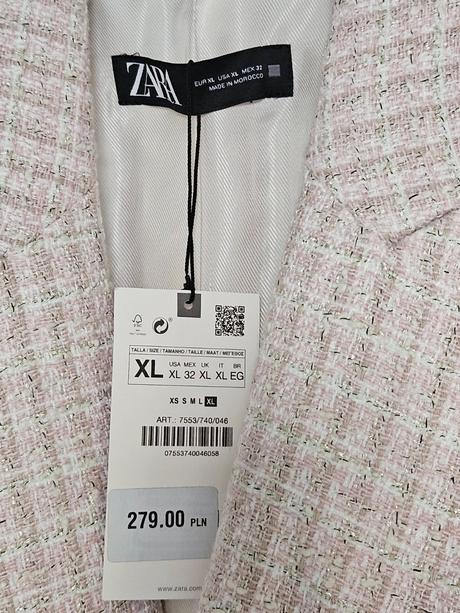 Dvojradové tweedové sako zara l, zara,l