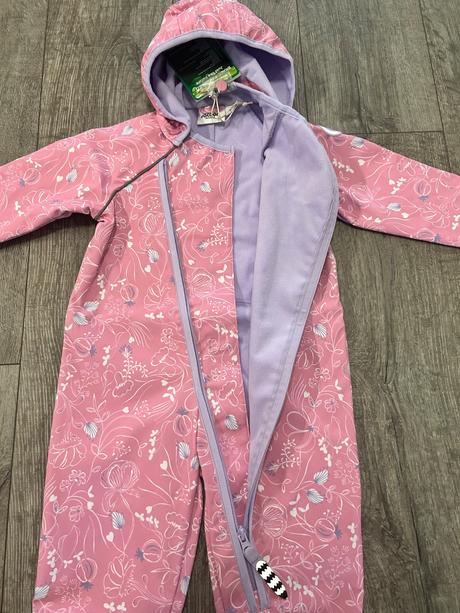 Kvalitny funkcny softshell overal zn. racoon, 92 / 98 / 104