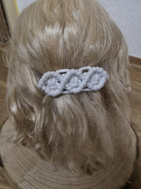 Macrame spona do vlasov-väčšia, 