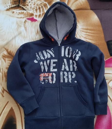 Mikina krasna hruba, zateplena, c&a,134