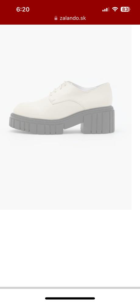 Štýlové topánky z pravej kože 1x obuté, 37