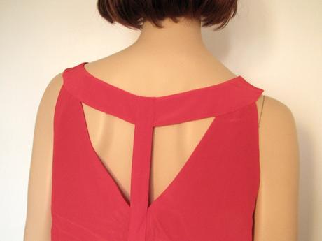 Červený netradičný top, xl