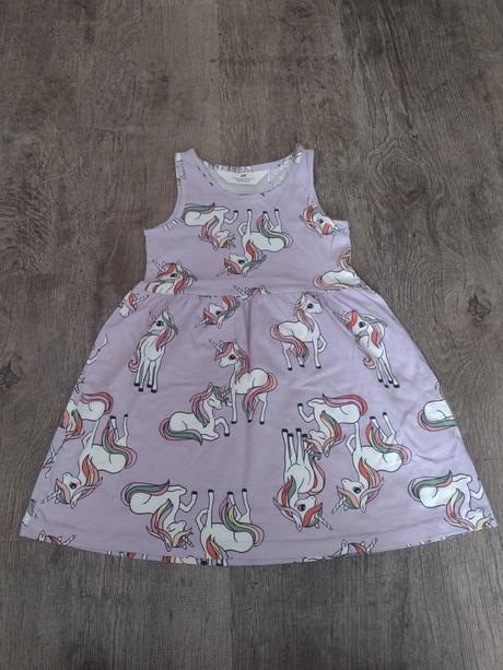 Pekné šaty 98/104, h&m,98