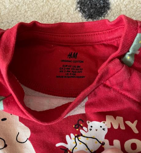 Vianočný kompletík, h&m,62
