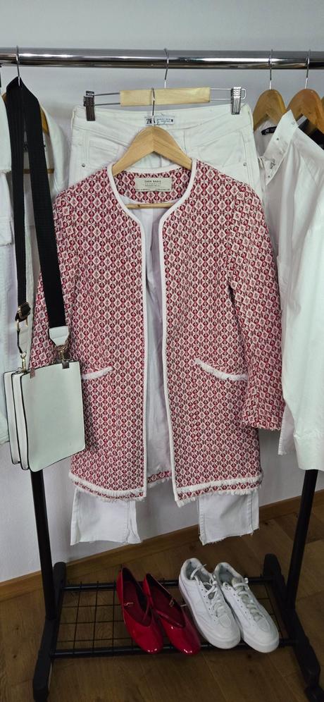 Tvidový kabátik zara, zara,m