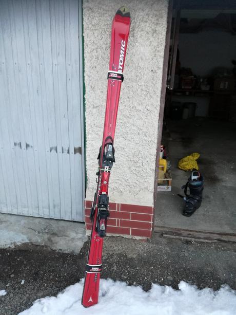 Lyze cervene 180 cm, 170-180 cm