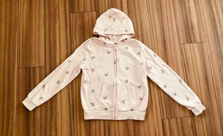 Krasna mikinka so srdieckami h&m, h&m,134