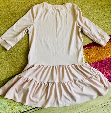 Pudrove babydoll oversize saty, gate,36 - s