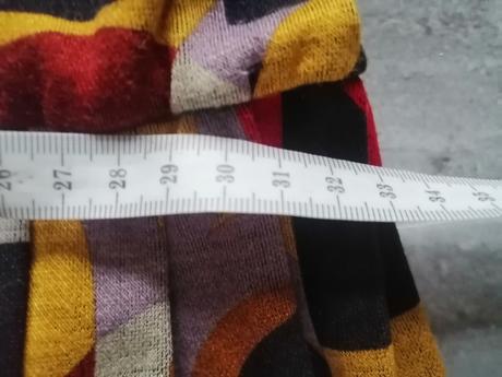 Šaty so vzorom vo farbách jesene vs, s