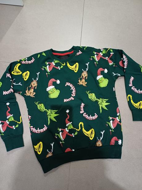 Vianočná grinch mikina - reserved, reserved,146