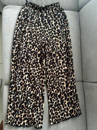 Široké leopardie nohavice, reserved,140