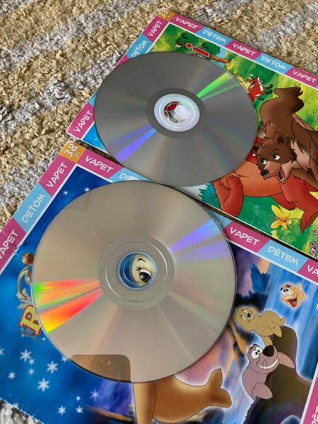 Dvd rozprávky 4ks, 