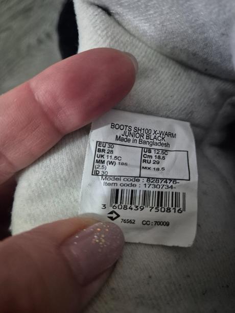 Detské zimné nepremokavé čižmy, decathlon,31