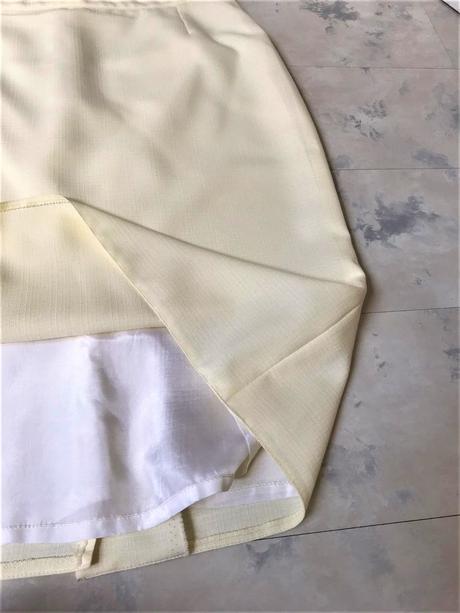 Kvalitná maslová sukňa, xl