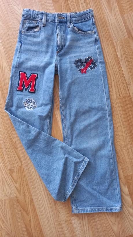 Široké rifle h&m, h&m,134