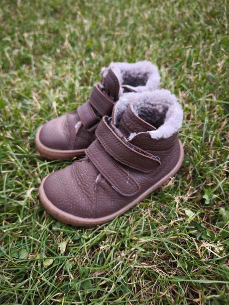 Zimné topánky froddo barefoot winter furry brown24, froddo,24