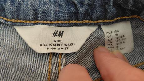 Dievčenské rifle h&m, veľ.158, h&m,158