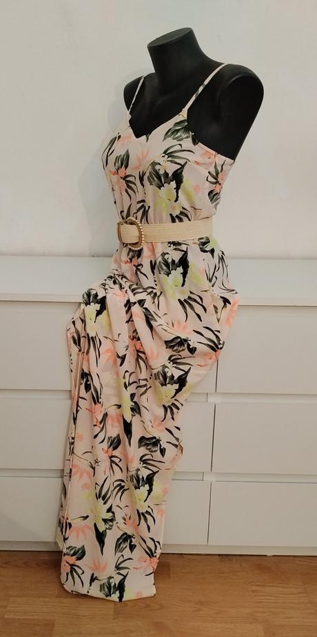 H&m dlhé kvetované šaty, h&m,34