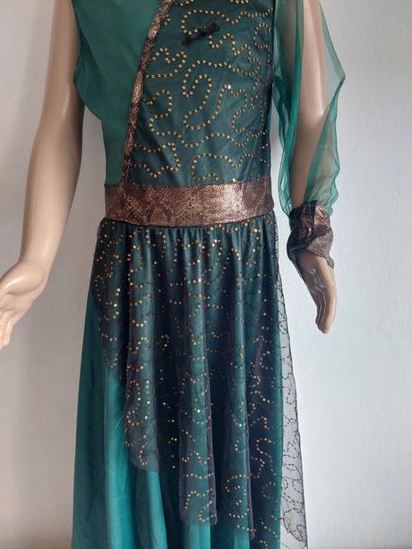 Medúza / antická bohyňa karnevalové šaty veľ.146-1,