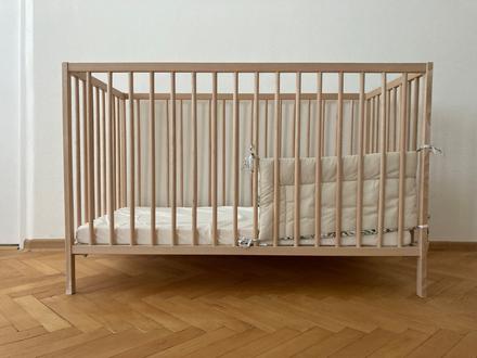 Postieľka ikea sniglar, šírka (cm): 60,dĺžka (cm): 120