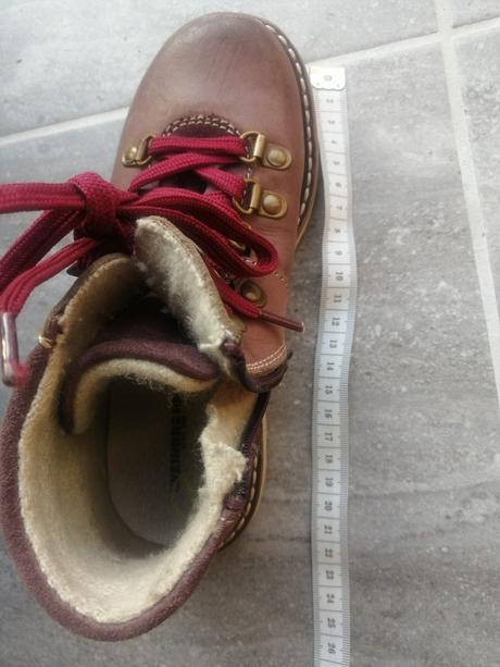 Vysokokvalitné retro kožené čižmičky weinbrenner, 32