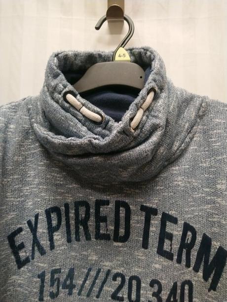 Modro sivá mikina, east field, 158-164 cm, 164