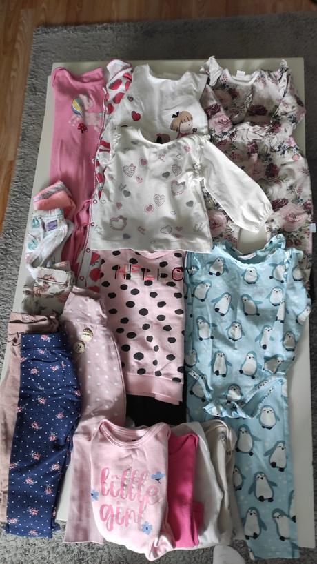 Balíček oblečenia pre dievčatko, 68–80