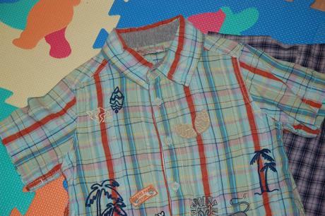 2 košele s krátkymi rukávmi, marks & spencer,110