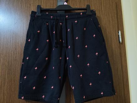 Panske shortky s plameniakmi, zn.fsnb, vel.m, fishbone,m