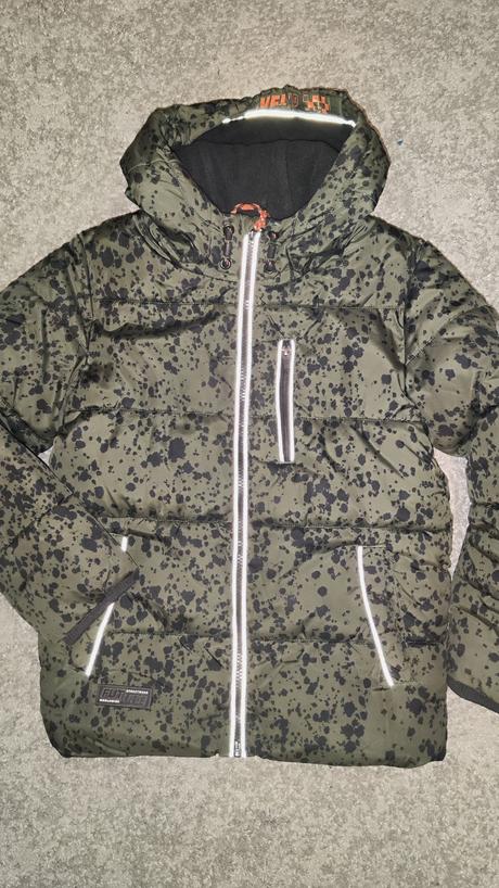 Zimná súprava bunda + otepľovačky, 134